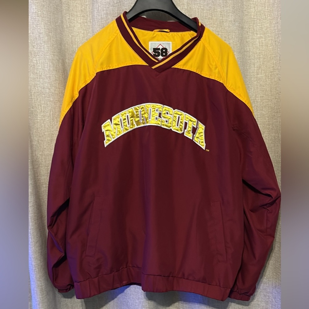 Minnesota Maroon and Yellow Windbreaker